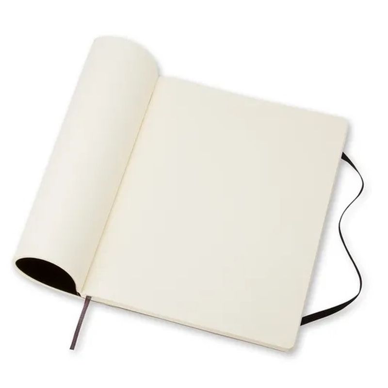 Libreta Clásica Hojas Blancas Moleskine 192 páginas Negra 25x19cm