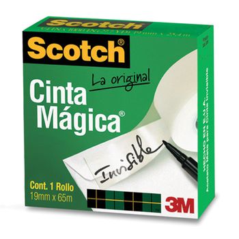 Cinta Mágica Scotch Invisible 19mm x 65m