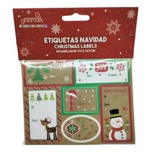 Etiquetas Adhesivas Granmark Navidad 8 planillas
