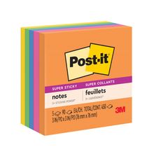 Post-It Notas Super Sticky Río de Janerio 3x3" 450 hojas