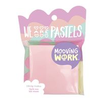 Notas Adhesivas Mooving Pastel 76x76mm Varios Colores 100 hojas