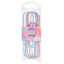 Clips Jumbo Mooving Pastel 6 piezas