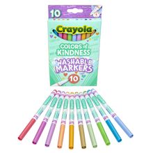 Plumones Crayola Lavables Colors Of Kindness 10 piezas