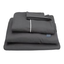 Juego de Sábanas Queen Size Rogga Royal Gris Oxford