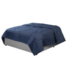 Edredón King Size Dicasa Homy Azul Marino