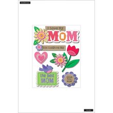 Stickers The Happy Planner Amo A Mi Mamá 6 piezas