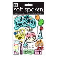 Stickers The Happy Planner Garabatos Feliz Cumpleaños