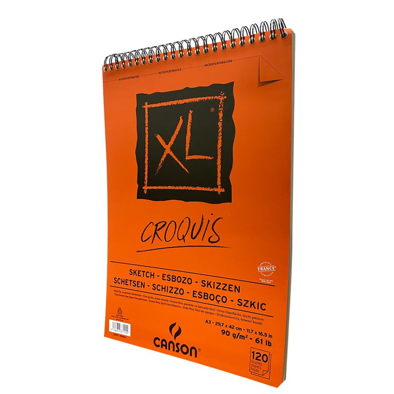 Álbum De Dibujo Canson Xl Croquis Sketch A3 120 Hojas Blocs Y Cuadernos De Dibujo Officemax 8664