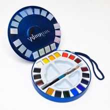 Set de Acuarelas Aquefine Portátil 18 Pastillas