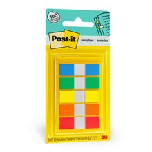 Post It Banderitas Colores Primarios 100 piezas