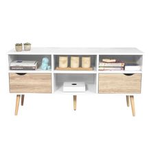 Mueble para TV Bolonia Café y Blanco