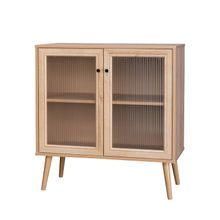 Credenza Bufetera con Puertas de Vidrio Bruges Café