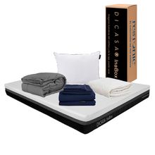 Colchón Individual en Caja Dicasa InaBox con Almohada, Protector, Sábanas y Edredón