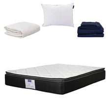 Colchón Matrimonial Dicasa Legan con Almohada, Protector y Sábanas