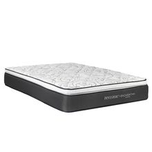 Colchón Queen Size Dicasa Trini con Cabecera Titan y Base Cama Gris