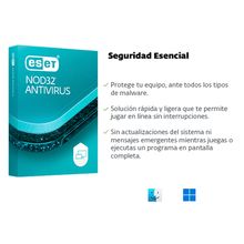 Antivirus ESET NOD32 5 Licencias 1 Año-Físico