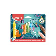 Crayolas Maped Jumbo Jungle Fever 12 piezas