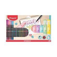 Set para Lettering Maped 22 piezas