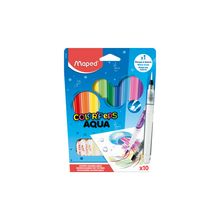 Rotuladores Acuarelables Maped Colorpeps Aqua con Pincel 10 piezas