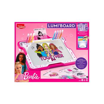 Pizarrón Luminoso para Dibujar Maped Creativ Lumi'Board Barbie