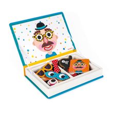 Libro Magnético Janod Caras Locas Azul