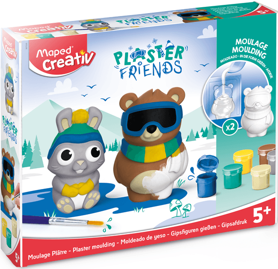 Set Creativo Maped Creativ Plaster Friends Winter OfficeMax