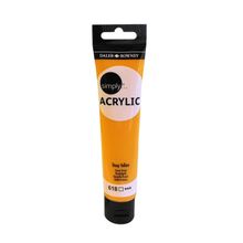 Pintura Acrílica Daler & Rowney Simply 618 Deep Yellow 75ml