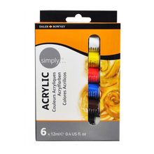 Pintura Acrílica Daler & Rowney Simply 6x12ml