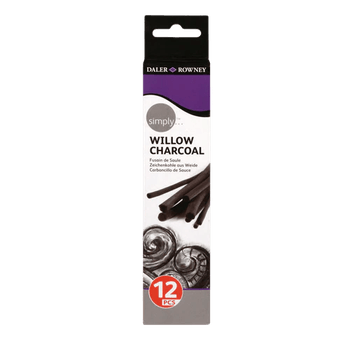 Carboncillos Daler & Rowney Simply Willow Charcoal 12 piezas