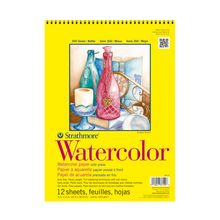 Papel de Acuarela Strathmore Watercolor Serie 300 22.9x30.5cm 12 hojas