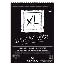 Álbum de Dibujo Canson XL Dessin Noir A4 40 hojas