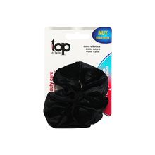 Dona Elástica de Tela Negra top Fashion