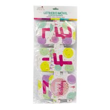 Letrero Móvil Granmark Feliz Cumple Sweet Balloons 2.3m