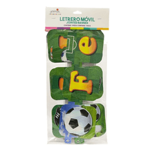Letrero Móvil Granmark Soccer Feliz Cumpleaños 2.3m