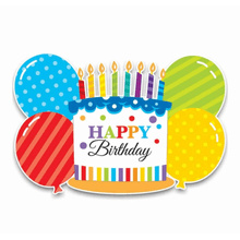 Adorno Móvil Granmark Bright Happy Birthday 46.5x70cm