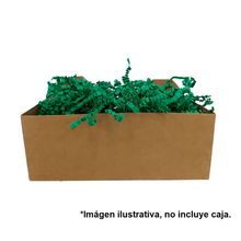 Papel Triturado en Zigzag para Decoración o Envío Verde Bandera 5kg