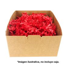 Papel Triturado en Zigzag para Decoración o Envío Rojo 1kg