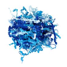 Papel Triturado en Zigzag para Decoración o Envío Mix Azul 5kg