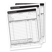 Nota de Remisión Original 1/4 Carta Euroformas 3 Blocs con 45 hojas c/u