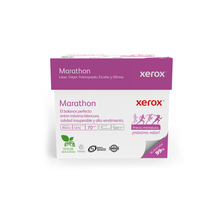 Caja de Papel Tamaño Carta Xerox Marathon Pony 99% Blancura 2500 hojas