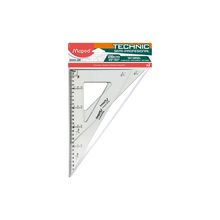 Juego de Escuadras Maped Technic Semi Profesional Con Graduación y Sin Bisel 28cm 2 piezas