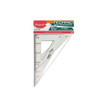 Juego de Escuadras Maped Technic Semi Profesional Con Graduación y Sin Bisel 30cm 2 piezas