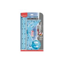 Juego de Geometría Maped Irrompible Stop System Metal 6 piezas