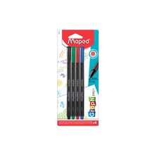 Rotulador Maped GraphPeps Clásicos 0.4mm 4 piezas