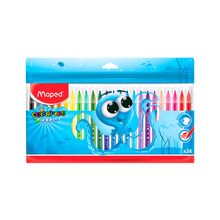 Plumones Maped Color Peps Ocean Punto Mediano 24 pzas