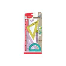 Juego de Geometría Maped Irrompible Multicolor 6 piezas