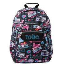 Mochila Totto Acuarela Ecole Estampado