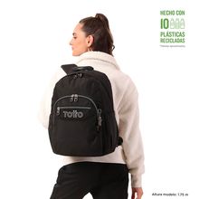 Mochila Totto Acuarela Ecole Gris Oscuro