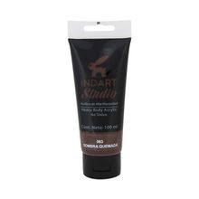 Pintura Acrílica Roel Indart Studio 063 Sombra Quemada 100ml