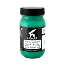 Pintura Acrílica Profesional Roel Indart Serie 2 035 Verde Esmeralda 100ml